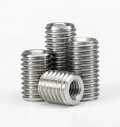 M6 M8 M10 M12 Internal Outside Thread Nut 304 Stainless Steel Adapter Screw Sheath Thread Insert Sleeve Conversion Nuts