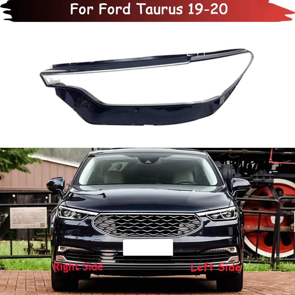 For Ford Taurus 2019 2020 Headlamp CoverTransparent Mask Headlight Shell Lens Plexiglass Replace Original Lampshade