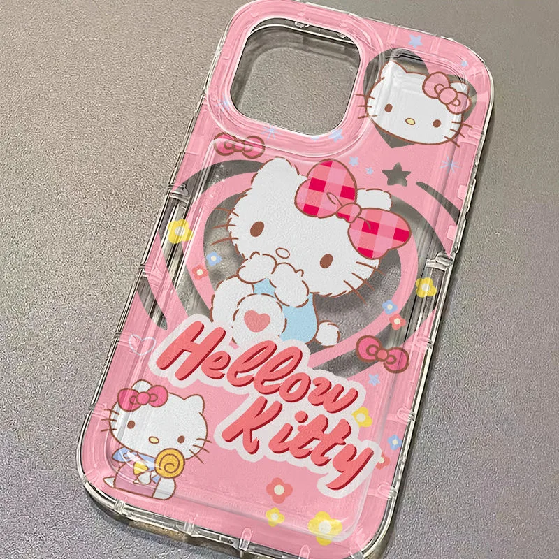 Cartoon Hello Kittys Kuromis  Clear Case for Xiaomi Redmi NOTE 8 9A 9C 9T 9S 10 11 12C K40 Pro Plus 5G Airbag Shockproof Cover