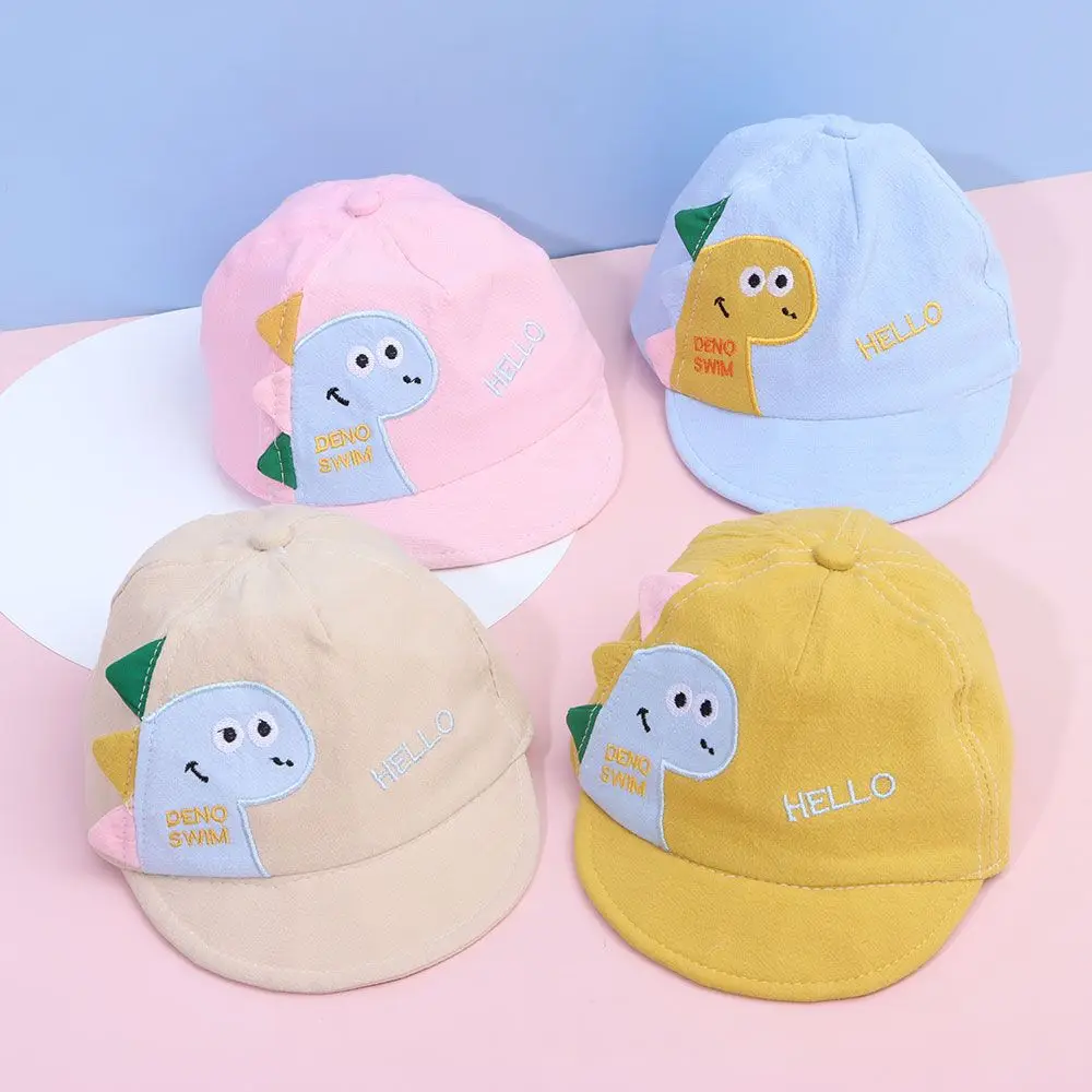 Gorra de béisbol con dibujos de dinosaurios para niños y niñas, gorro de malla ajustable para exteriores, Verano