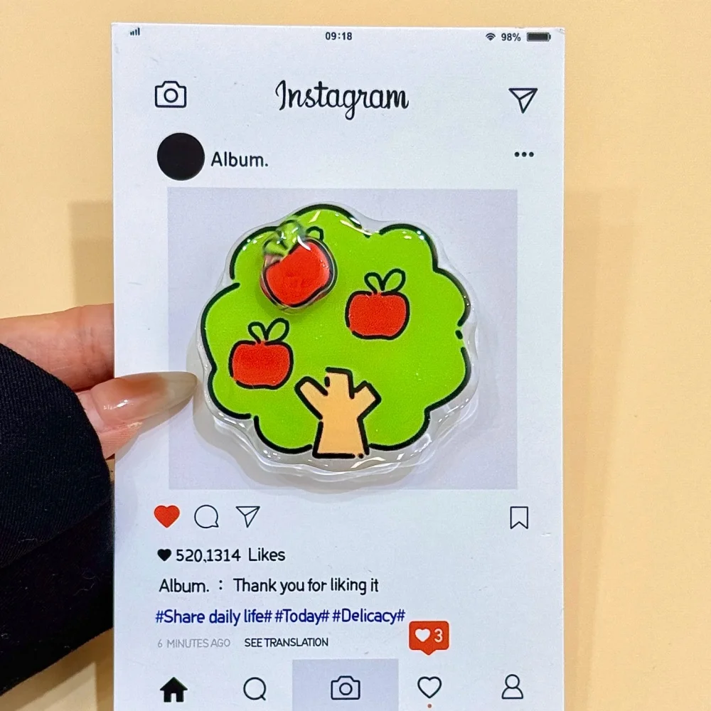 

Soporte Para Telilang Con Dibujos Animados Coreanos Soporte Giratorio Para Apple Tree Grip Tok Griptok Pop Accesorios Para