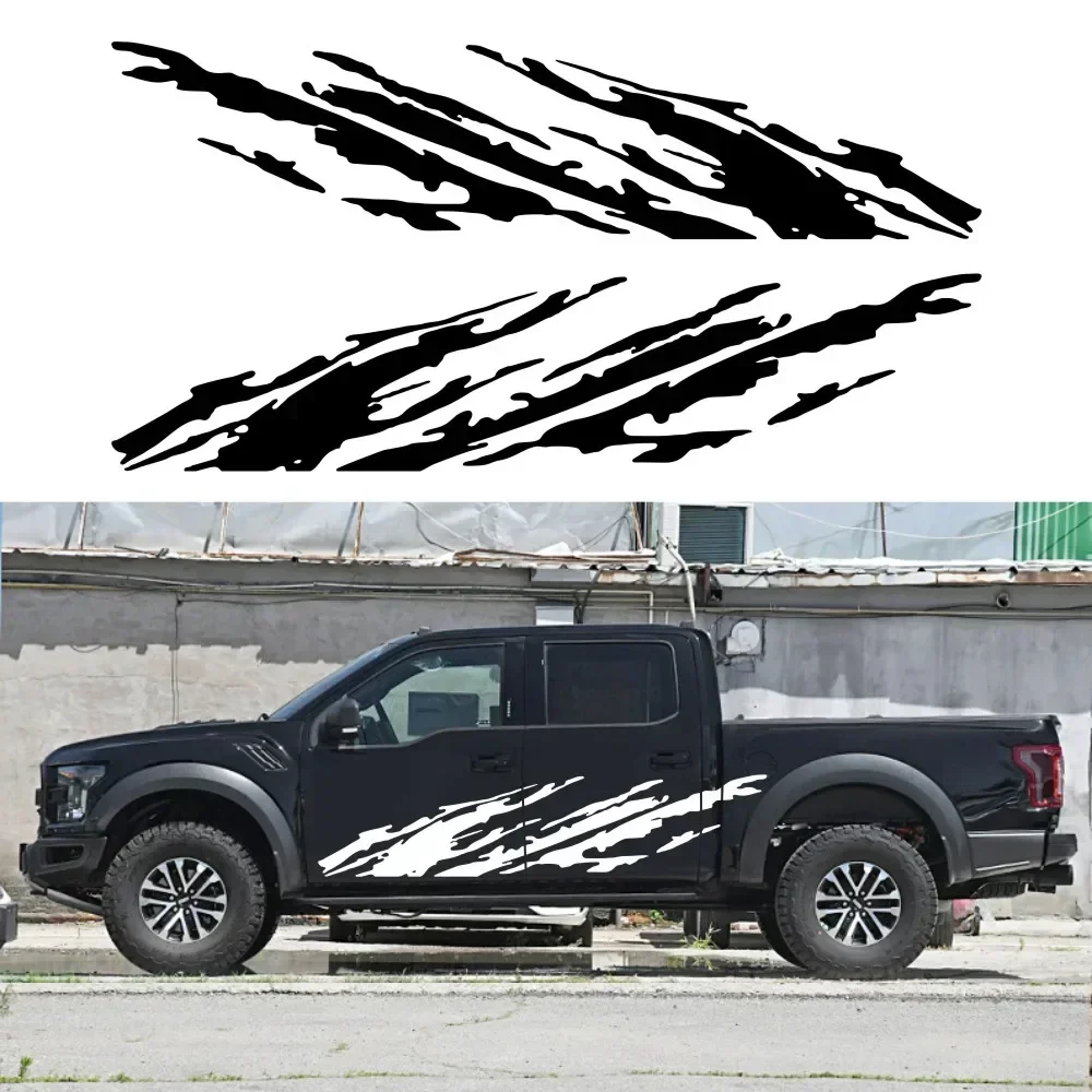 

Наклейка на автомобиль с полосами в стиле кросс-кантри для Isuzu D-Max, Hilux, Tundra, Tacoma, Maxus T60, T70 (на заднюю часть, виниловые аксессуары)