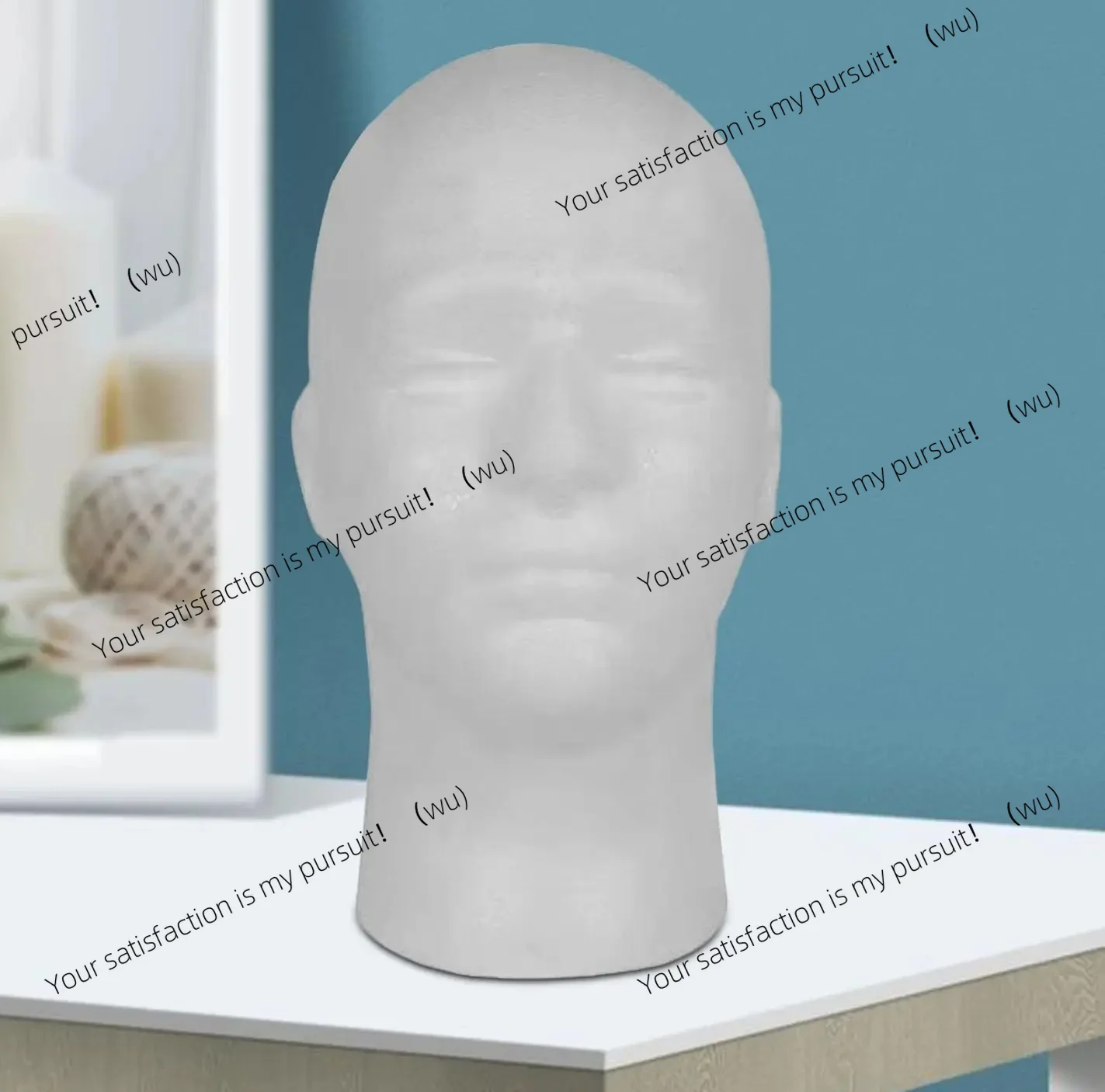 for Props Salon Male Foam Wig Head Professional Multi Purpose Lightweight Hat Rack Hat Display Stand Mannequin Manikin Head