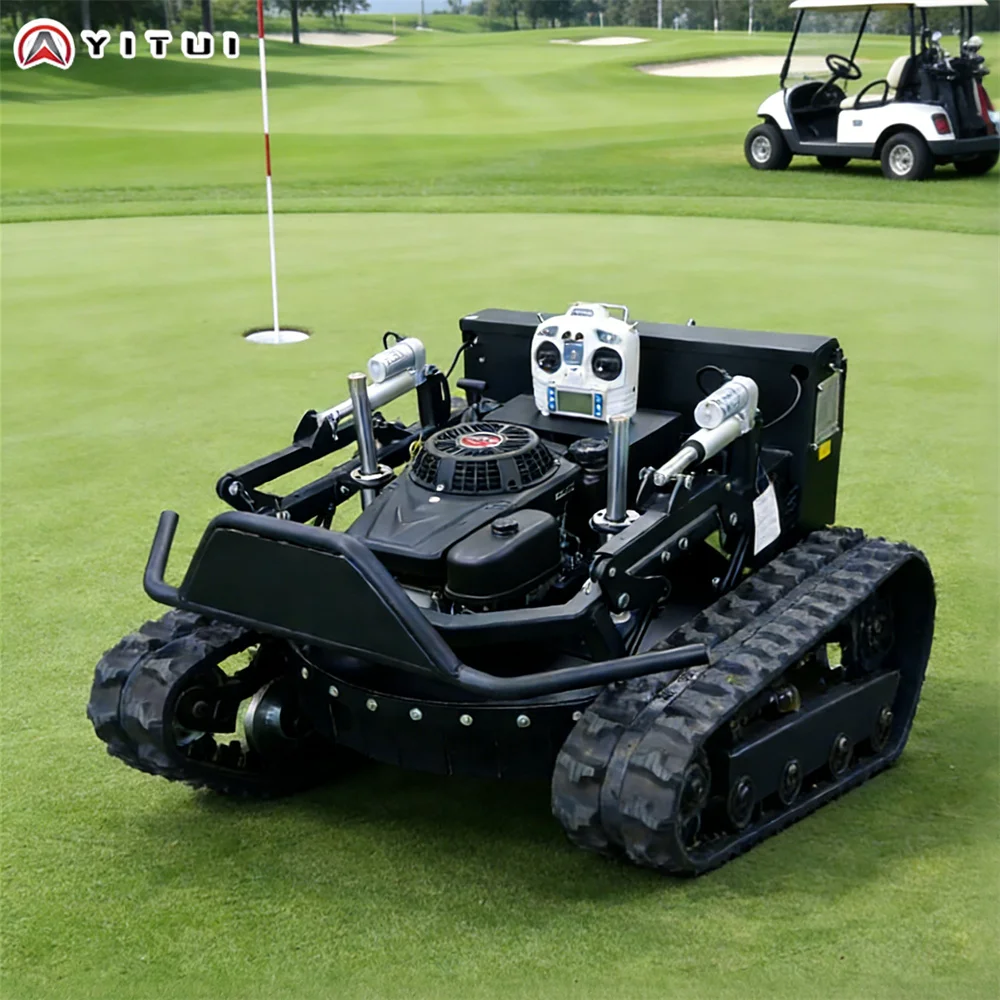 Mini Garden Remote Control Mower Automatic Obstacle Avoidance Small Ultra Long Endurance Mower Support Customized