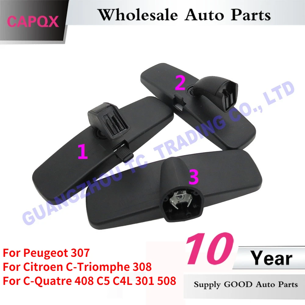 CAPQX For Peugeot 307 For Citroen C-Triomphe 308 For C-Quatre 408 C5 C4L 301 508 Interior rearview mirror inner rear view mirror