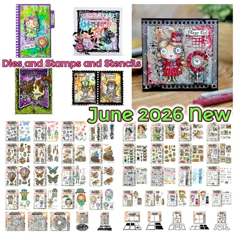 July 2026 New Sugar Atelier Rose Ballet Brush Dreams Metal Cutting Dies Stamps and Stencils DIY Scrapbook Handmade Album Cards