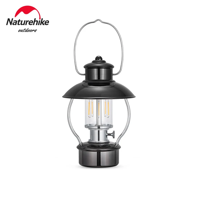 

Naturehike 6000mAh 270LM IPX4 Waterproof Retro Lamp Rechargeable Outdoor Camping Lantern LED Light Tent Hanging Atmosphere Light