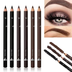 6/12Pcs Eye Brow Pencil Waterproof Professional Women Eye Makeup Pen Easy Color Natural Black Brown Cosmetic Beauty Eyebrow Tool