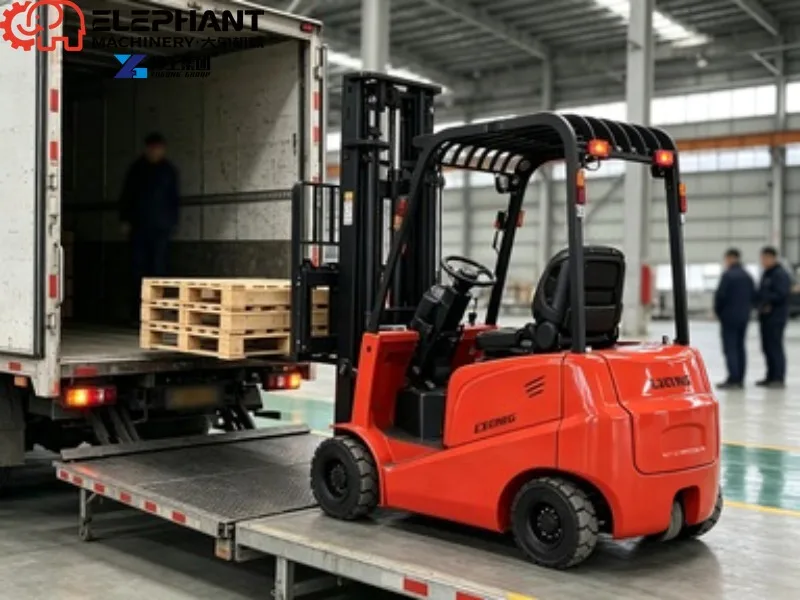 1.5 Ton Electric Mini Transport Forklift Lithium Battery 2.5m Height Pallet Forklift Small Workshop Material Handling