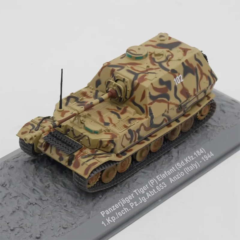 Diecast 체중계 sd.kfz.184 Panzerjager 탱크 합금 모델, 완성 시뮬레이션 컬렉션 장식, 선물 장난감 디스플레이, 1:72