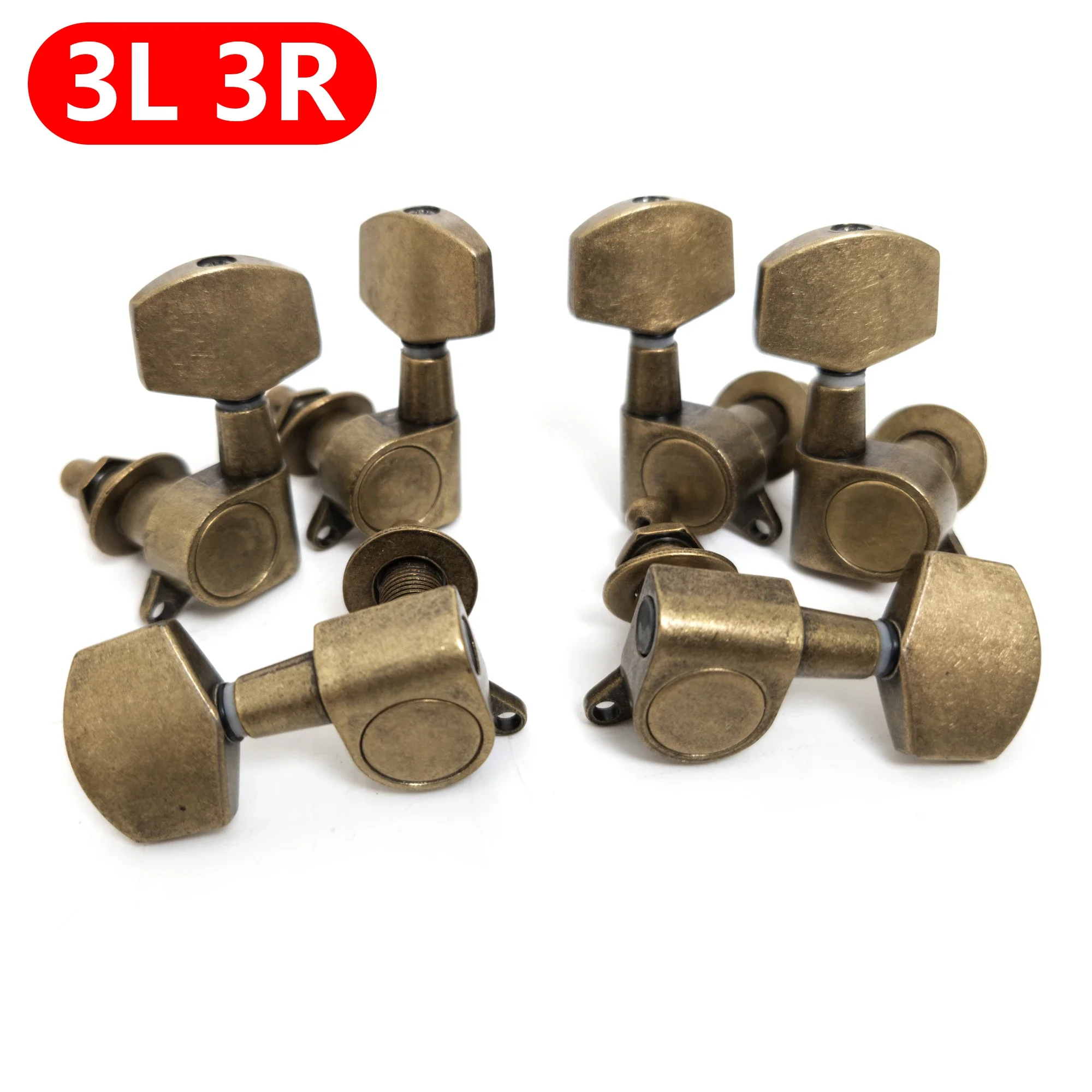 

3L3R гитарные тюнеры в винтажном стиле, колки для настройки гитары, латунные колки для акустической и электрогитары, запасные части