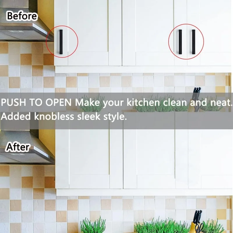 10Pcs Hidden Soft Quiet Close Closer Concealed Cabinet Rebounder Kitchen Cupboard Dampers Buffers Drawer Furniture Door Stopper image 4