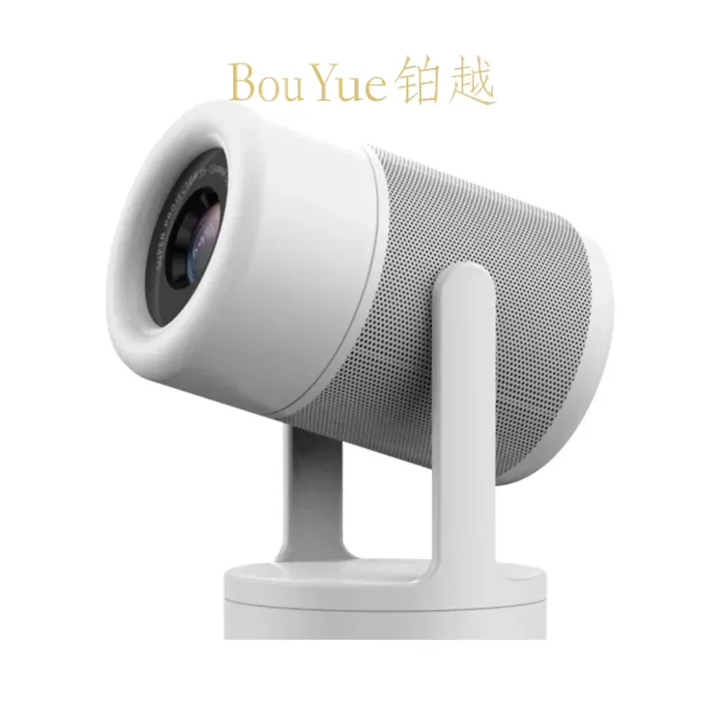 Portable Mini Projector 4K HD Android Auto Focus Wireless Screen Mirroring Barrel Home Theater Video Beamer for Movie Gaming