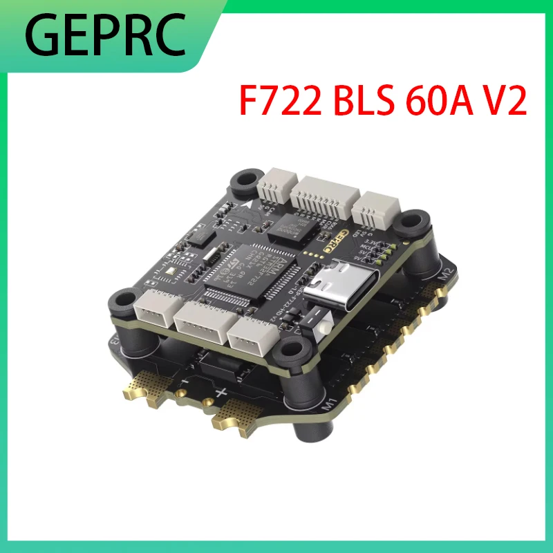 GEPRC TAKER F722 BLS 60A  V2 STACK 4IN1 ESC Flight Controller Data Analyze Record Flight Data Plug Play Racing FDrone