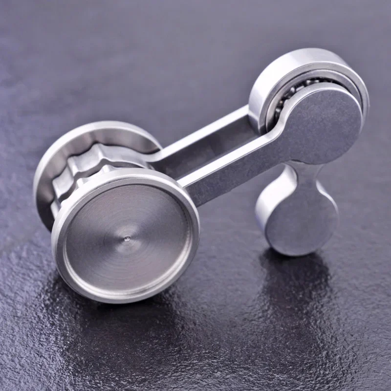 NEW 304 Stainless Steel Chaos Swing Fidget Spinner Double Swing Stainless Steel Edc Adult Decompression Toy Manual Rotation