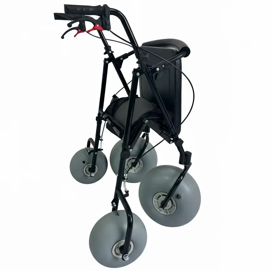 Beach Walker Beach Assisted Walking Wheelchair Adult Seat Labor-saving Pulley Rehabilitation Supplies Foldable and Lightweight