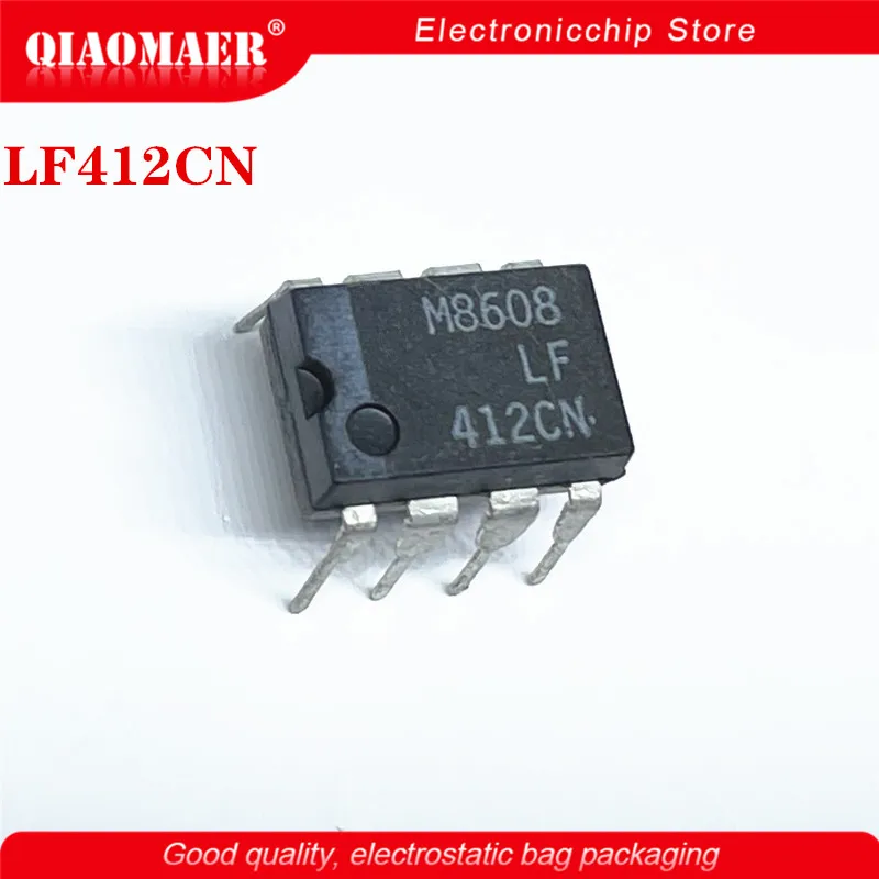 5PCS/LOT LF412CN  LF412 412CN LF412ACN  DIP-8