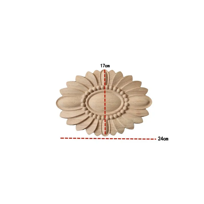 아플리케 프레임 벽 도어 가구, 목각 나무 인형 공예, 가정 장식 패션, 꽃 나무 조각 데칼 코너