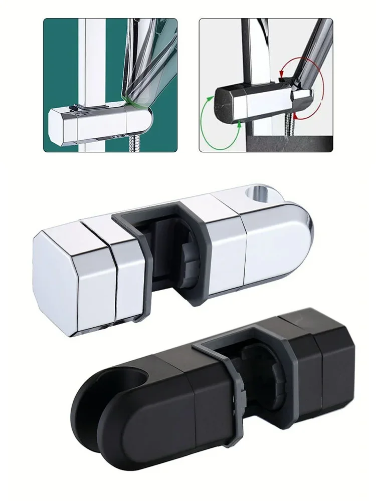 

Регулируемый кронштейн, хромированный держатель для душевой лейки, направляющая для душевой лейки, регулируемый кронштейн для скользящей штанги