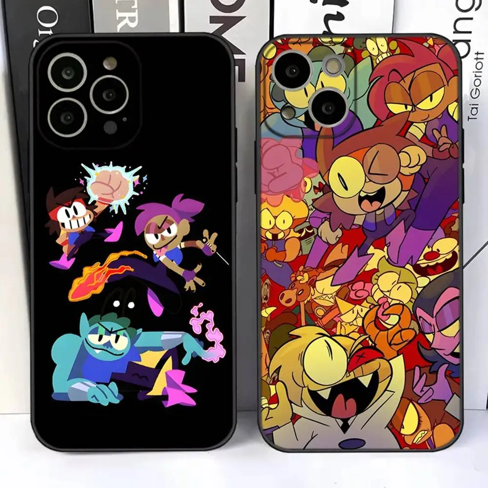 حافظة هاتف O-OK KO Lets Be Heroes لهاتف iPhone 16e,16,15,14,13,12,11 Plus,Pro,Max,XR,XS,X,7,8 SE,Mini Silicone Soft #1