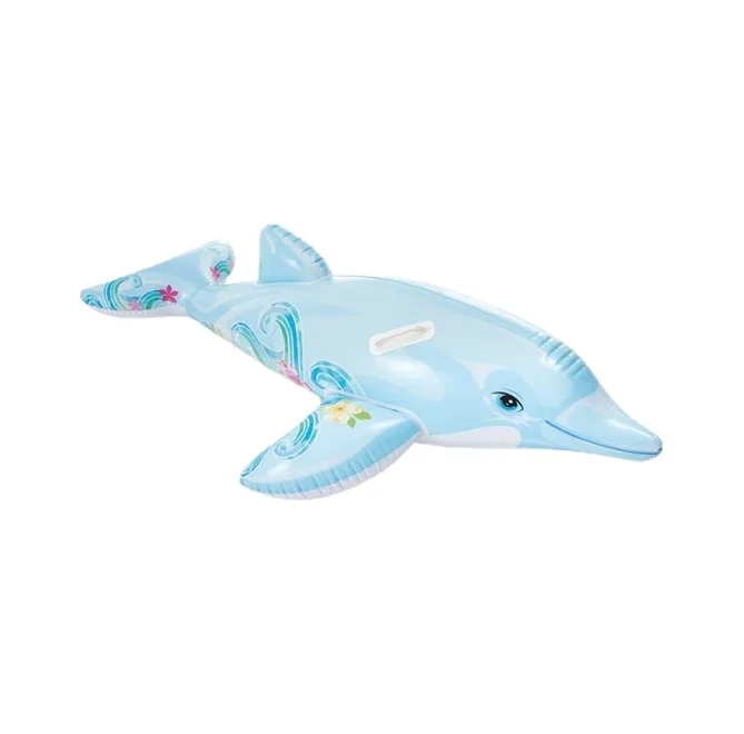 Dolphin Mount Fun Assist Mount anillo flotante para niños, monturas de mango inflable