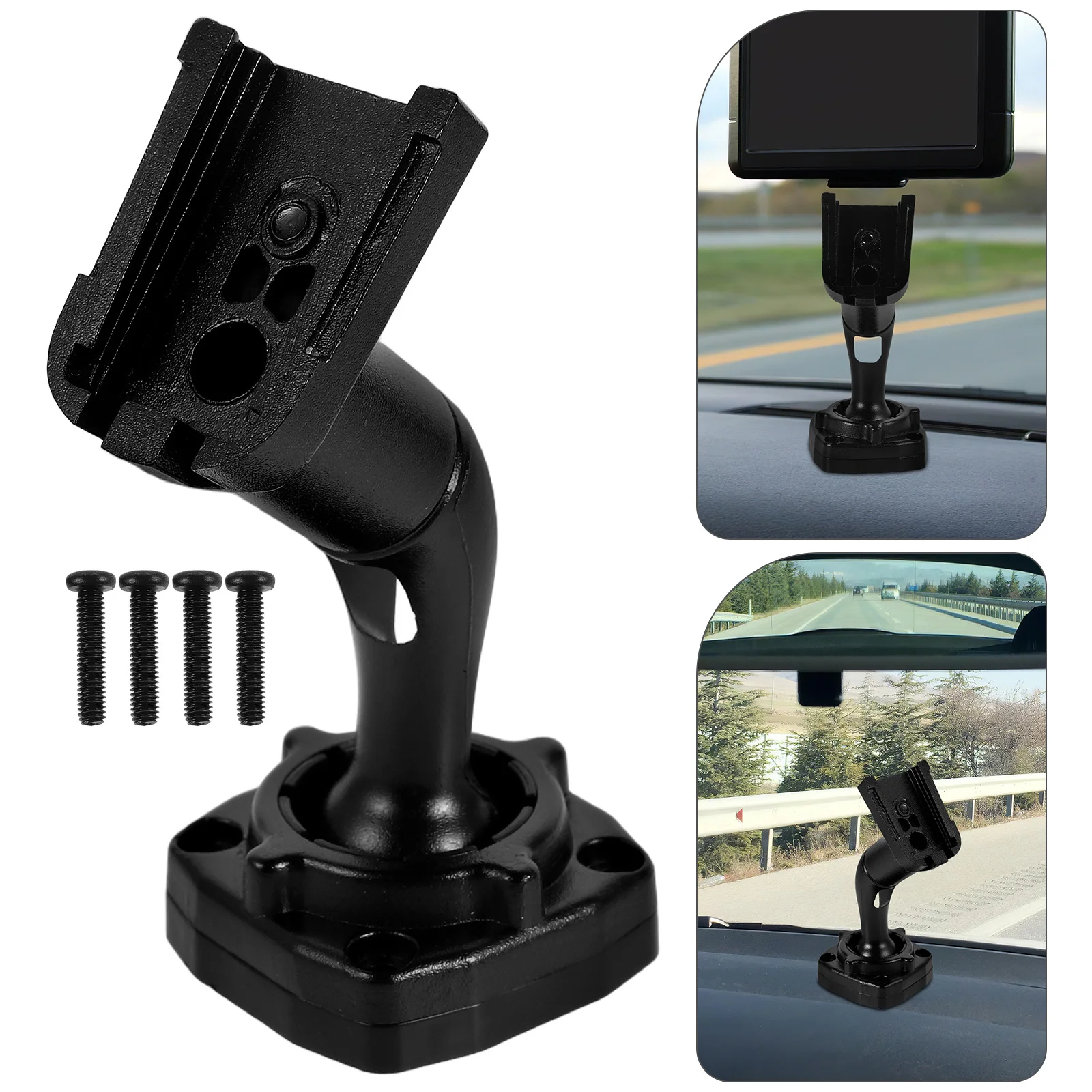 

Zinc Alloy Car Rearview Mirror Bracket Mount Accessories Black Tachograph Dash Mirror Holder Automotive Interior
