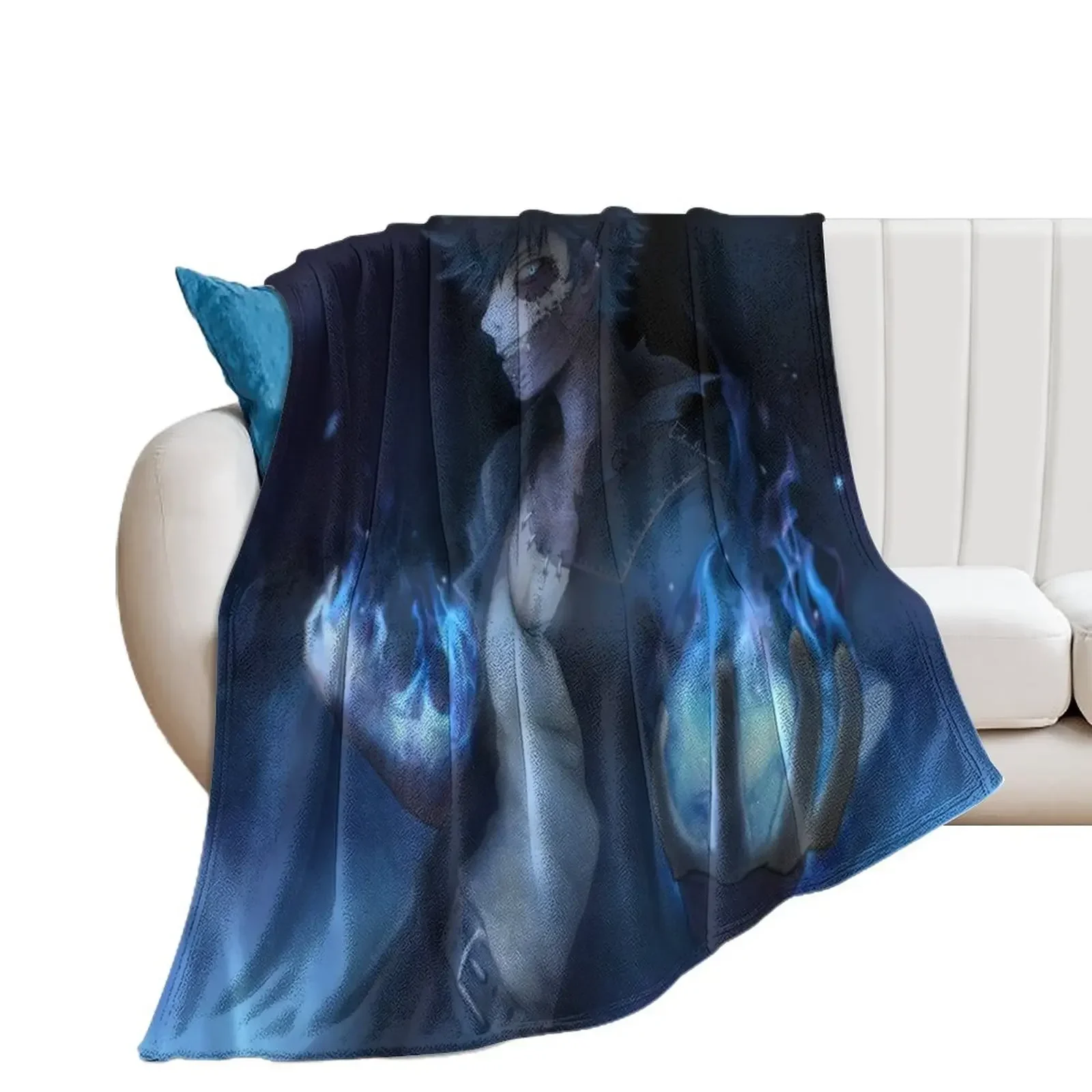 Boku No Hero Dabi Scarred But Still Blazing Throw Blanket christmas gifts Cute Blankets