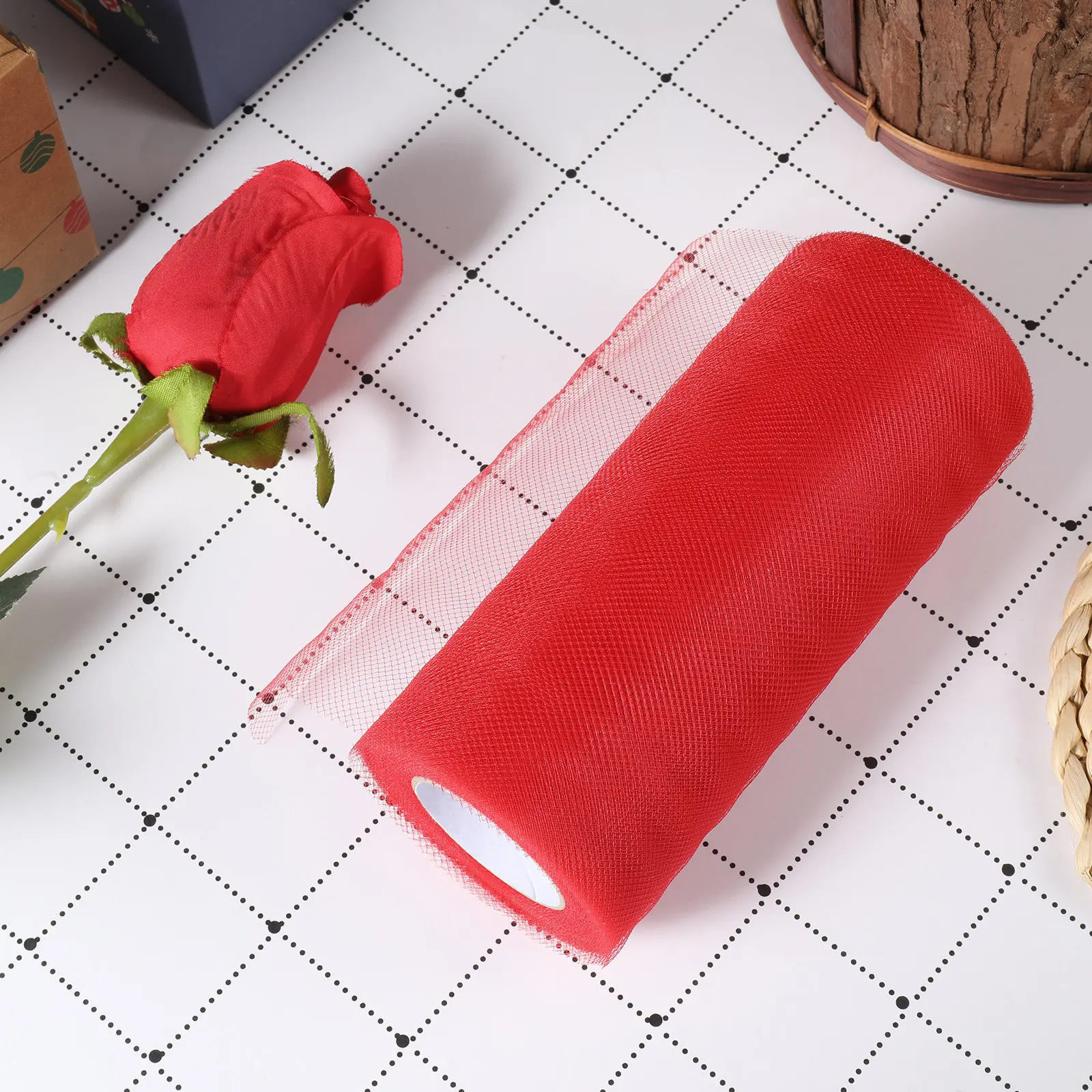 25 Yard Red Tulle Roll Spool P - đánh giá và giá Sewing Roll