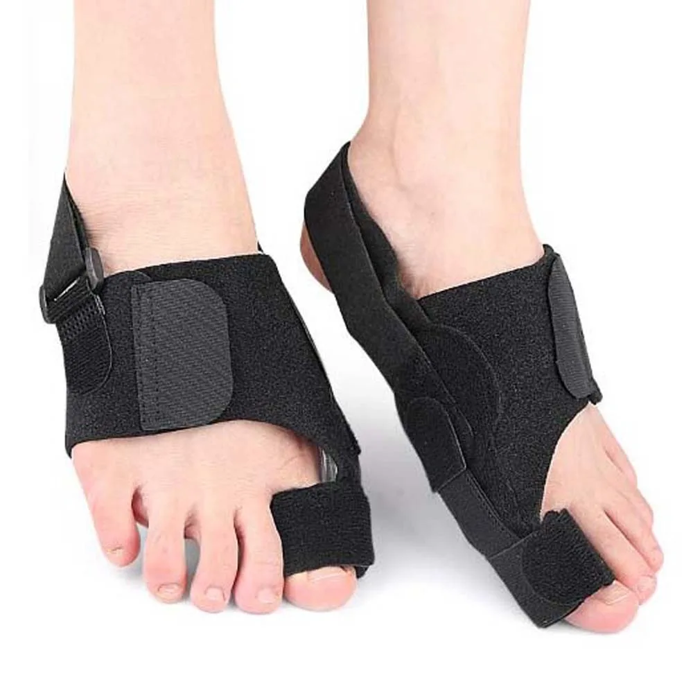 

Корректор вальгусной деформации стопы, ортопедический бандаж, защита бурсита стопы, инструменты для ухода за ногами, выпрямители пальцев, черный корректор для большого пальца