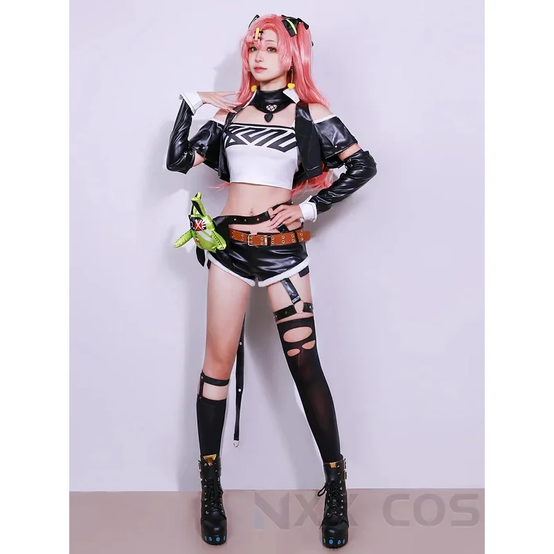 2025 yiyi لعبة Zenless منطقة صفر ZZZ نيكول ديمارا تأثيري حلي دور اللعب كوميك كون فستان هالوماس شعر مستعار للحفلات الرسوم المتحركة الدعامة