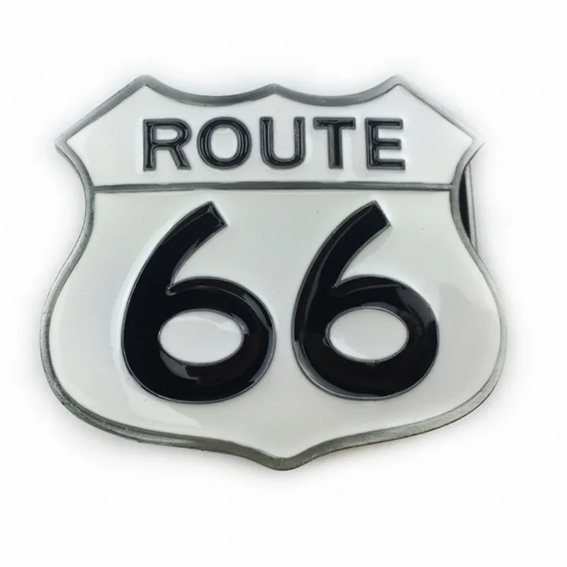 ROUTE 66-Fivela do cinto casual, estilo ocidental, moda