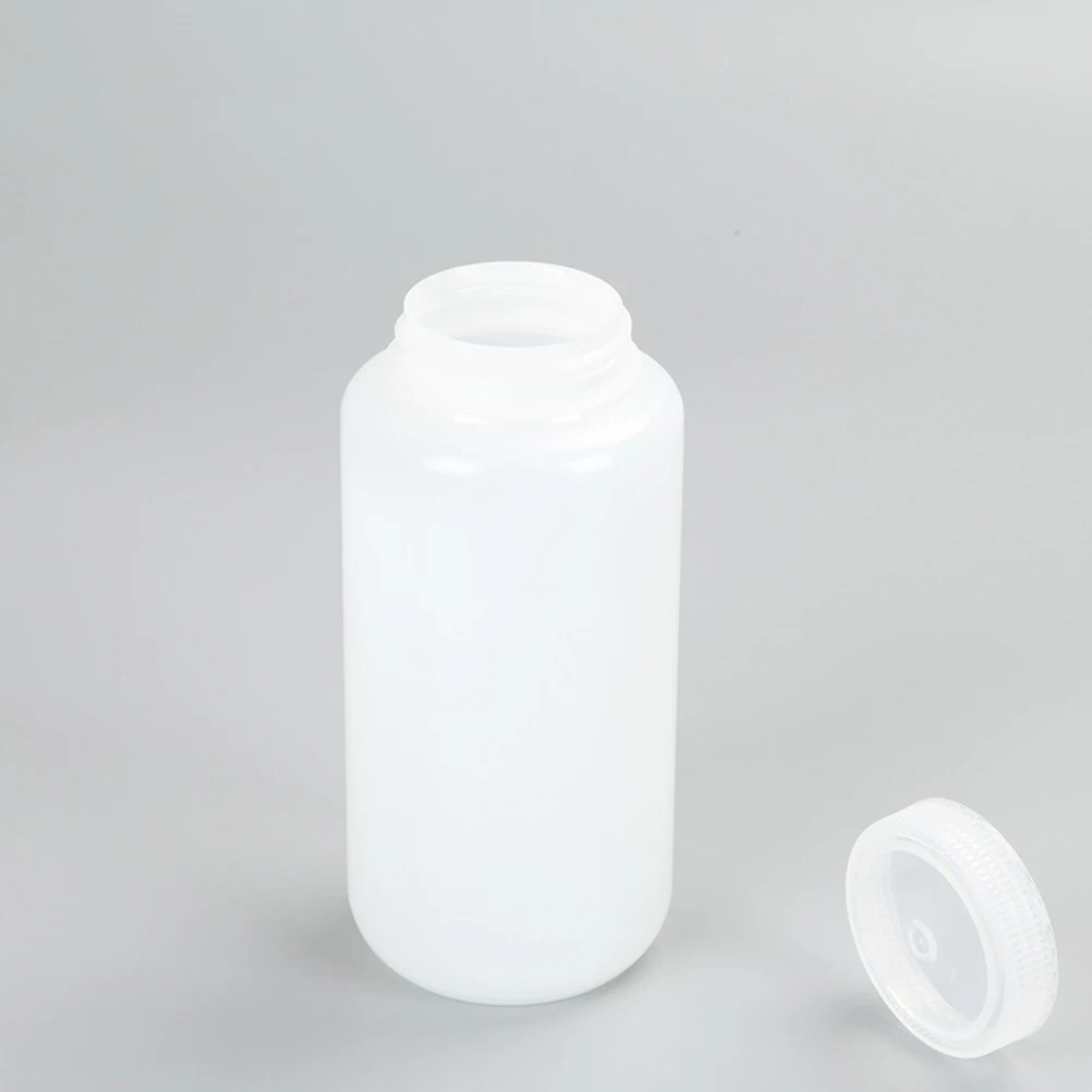 

1000 Ml Plastic Bottle Wide Mouth Reagent Water Running Perfume Container Travel