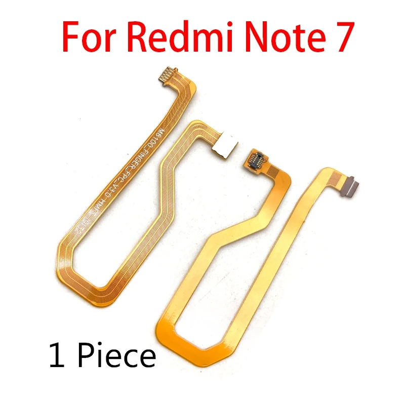 New Fingerprint Sensor Scanner Touch ID Connector For Xiaomi Redmi 7 8 8A Note 7 Mi Play Motherboard Home Button Flex Cable