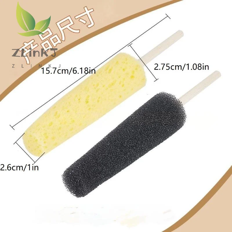 1/2 Uds. Herramienta de extracción de cerámica en blanco, esponja absorbente de agua, palo DIY, artesanía de cerámica, acabado en blanco, herramienta de reposición de agua