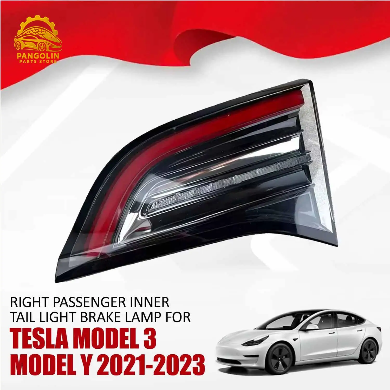 

Right Passenger Inner Tail Light Brake Lamp 1502089-00-B For Tesla Model 3 2021-2023 Model Y 2021-2023 Rear Replacement