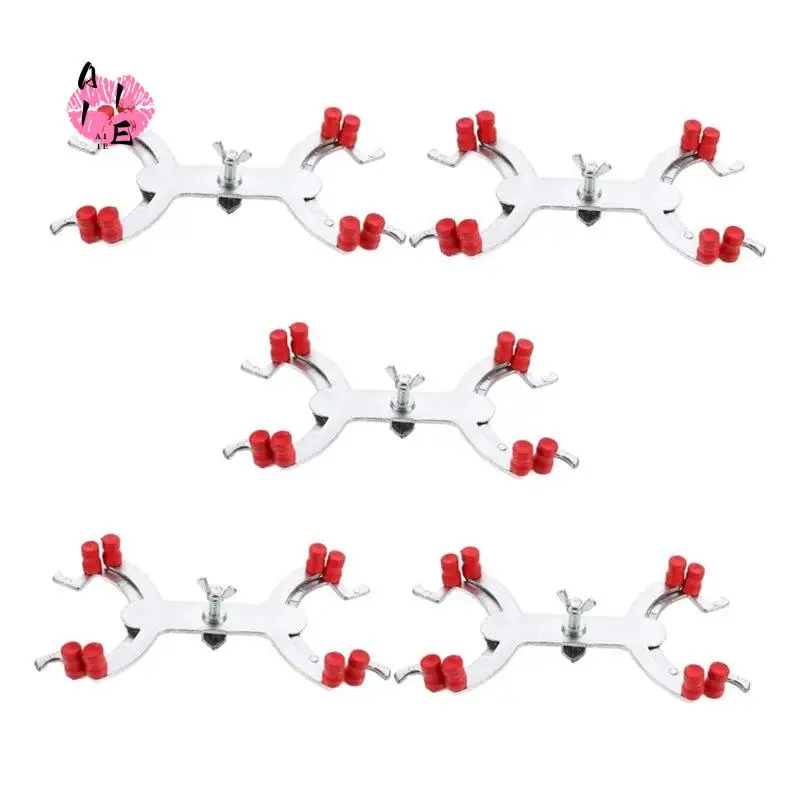 

Зажим для бюреток A11E, лабораторный зажим с пружинными губками, резиновыми накладками и универсальными губками, для бюреток объемом до 100 мл