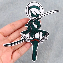 2B toppe per vestiti gioco Anime ricamato ferro fai da te su toppe per abbigliamento distintivi per giacca adesivi per cucire Applique patch Punk