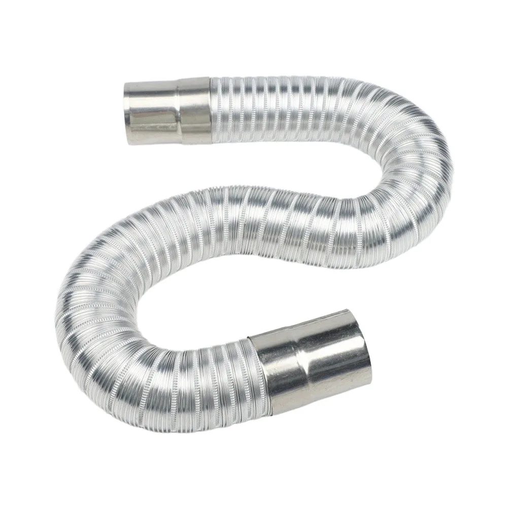 Stainless Steel Telescopic Wood Stove Pipe 50mm Elbow Bend 0.65-1.5m For Camping Tent Chimney Flue Liner Heating Accessories
