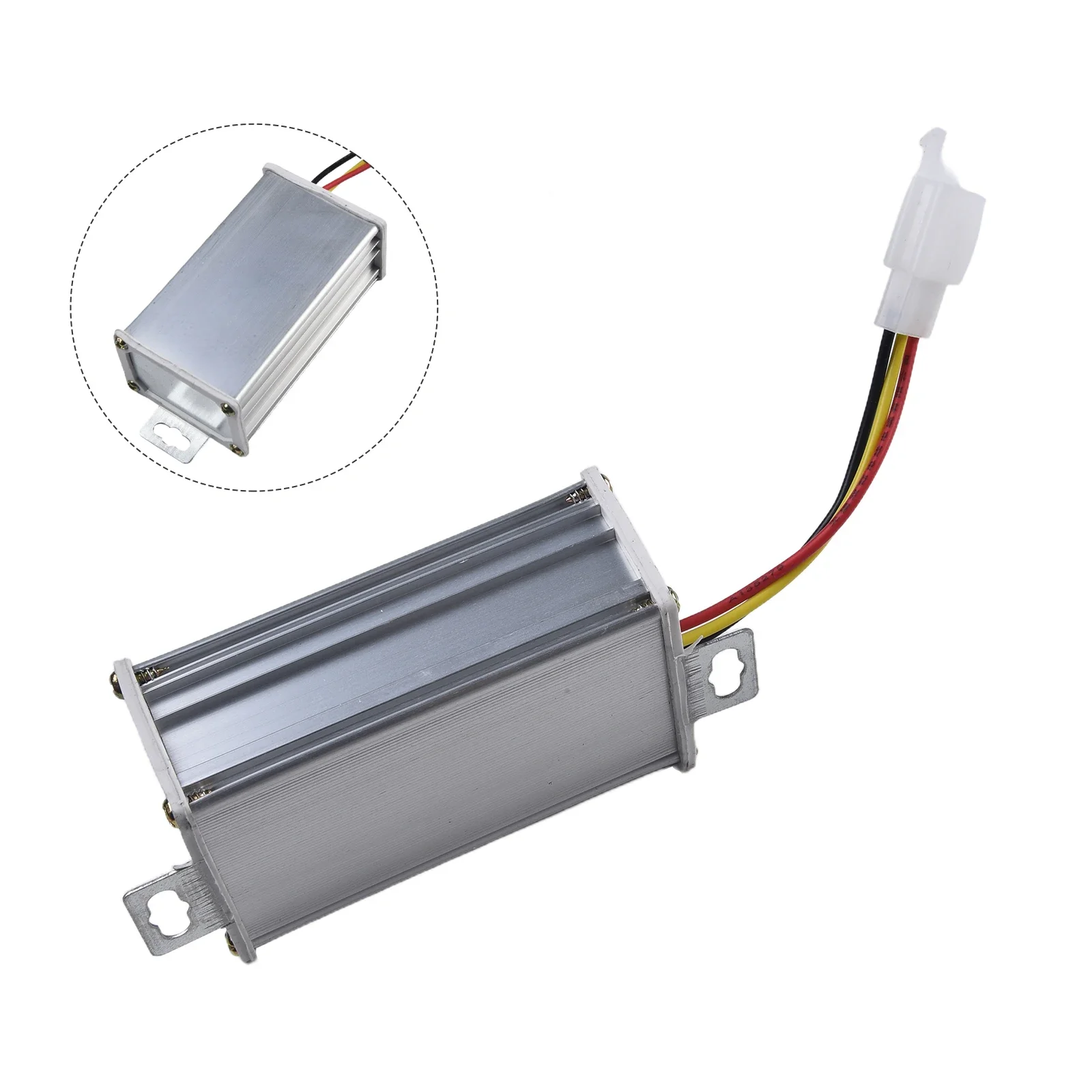 Adapter Converter DC Transformer Built-in Insurance DC 36V-72V DC 12V/10A E-Bike E-Scooter Over-current Protection