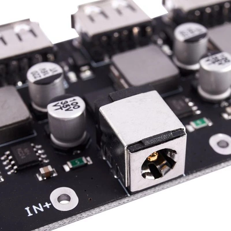QC3.0 QC2.0 USB Fast Charger Board 4XUSB Port DC-DC Converter DC12V-30V To DC 3-12V Charging Circuit Module image 6