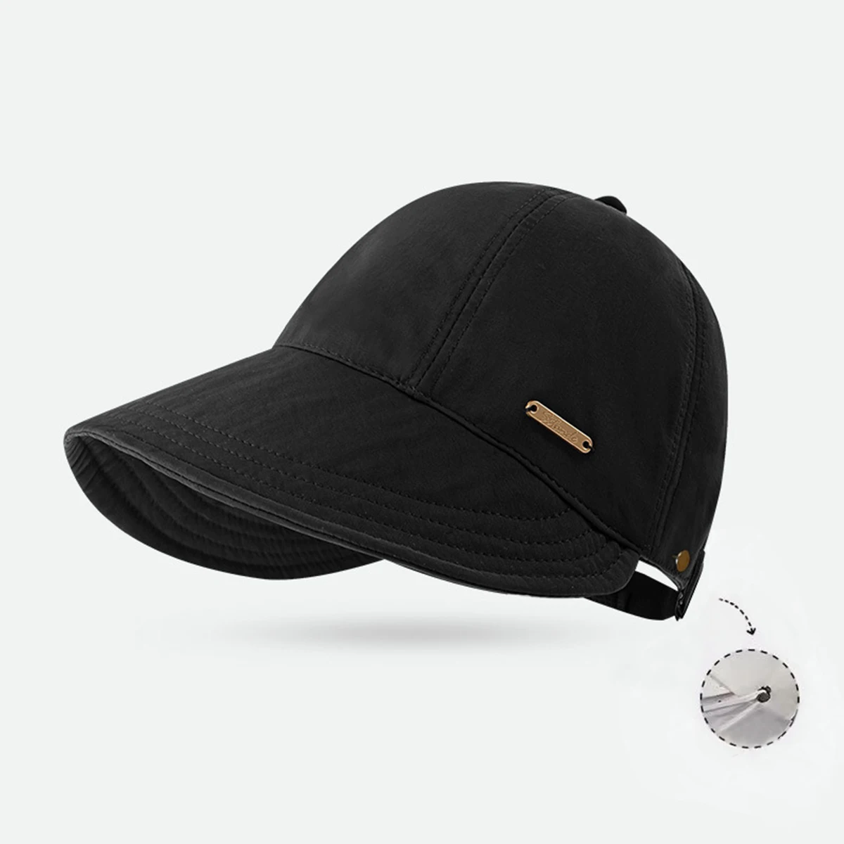 Women Anti-UV Sun Hats Breathable Adjustable Empty Top Visor Caps for Women Men Tennis Golf Running Travel Beach Sport Outdoor H view 6