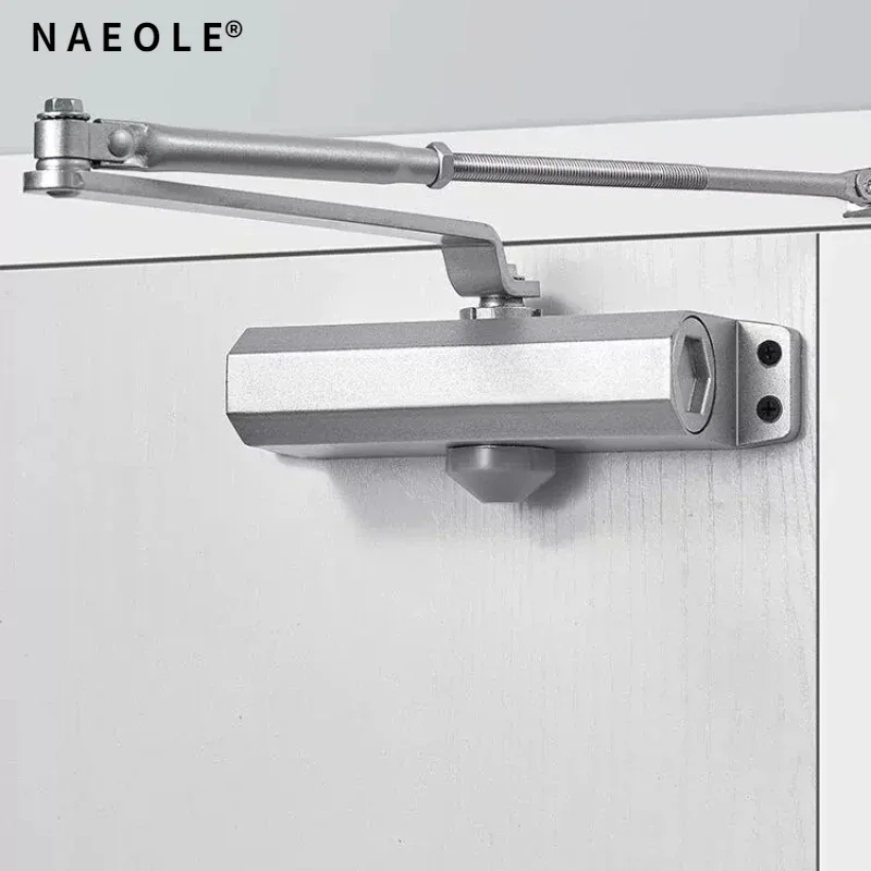 Door Closer Ultra-quiet Hydraulic Buffer Household Automatic Fire and Fire Prevention Door Closer Door Closing Artifact