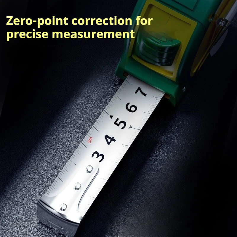 Steel Tape Measure Rubber Coated Household Ruler Industrial Measuring Box Ruler 3-meter 7m High Precision Circle Ruler