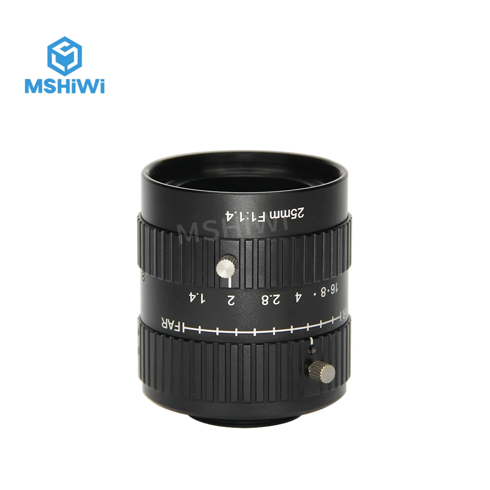 FA Macchina di Visione Lente Lunghezza Focale 12/16/75 millimetri 9MP C-mount 1 "F1.4/1.8 Iris Manuale Lente per Uso Industriale REFLEX Digitale LA SUA Telecamere