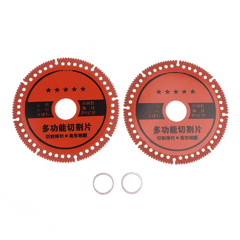 2pcs Turbo Diamond Saw Blade Cutting Disc Porcelain Tile Ceramic Angle Grinder Tool