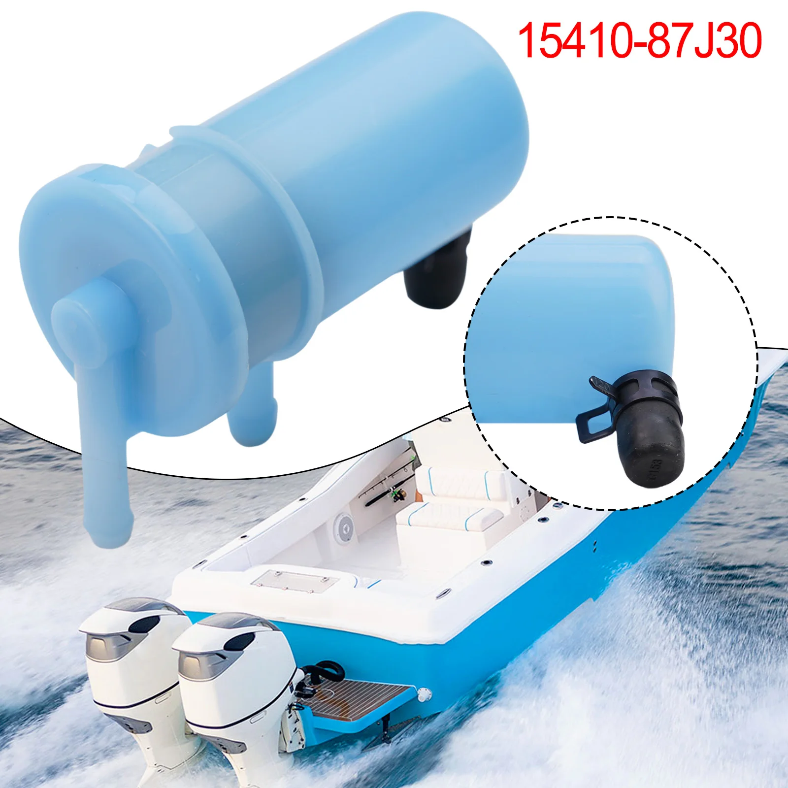 

Part Fuel Filter Blue For Suzuki Outboard Accessories DF25 To DF140A Electric Components Brand New High Quality