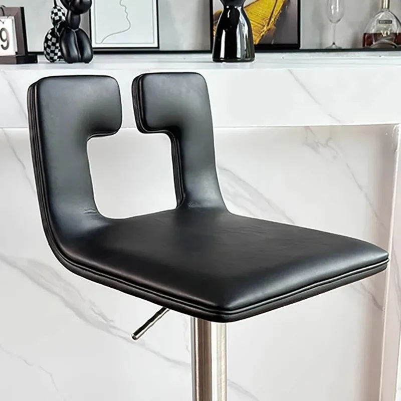 # Chaise de bar nordique moderne, minimaliste, tendance, hauteur réglable, chaise de bar de beauté, design ergonomique, meubles de salon