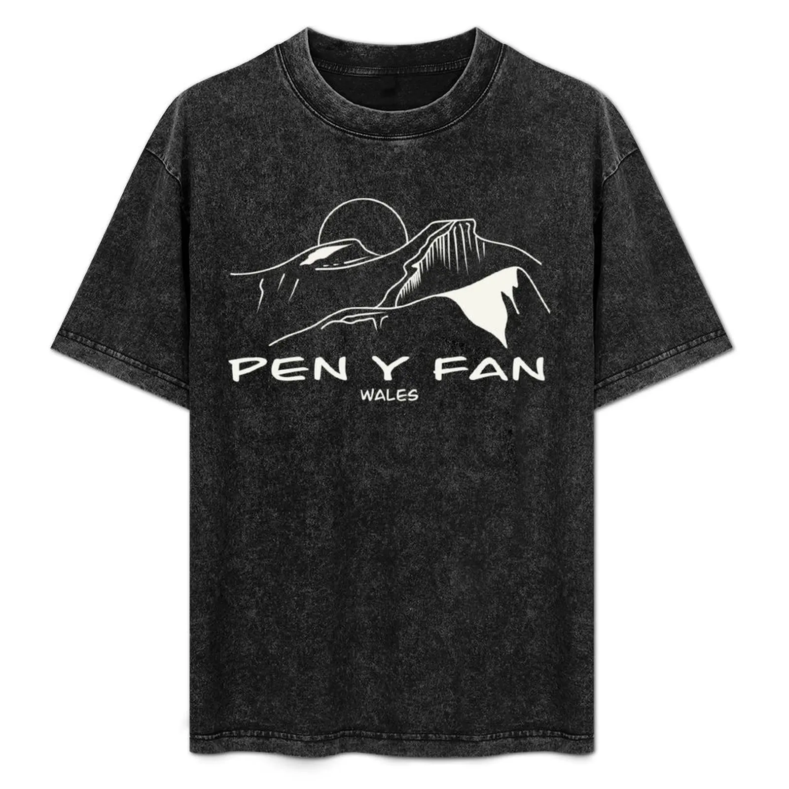 Pen Y Fan national park Brecon Beacons hiking T-Shirt graphic t shirts street wear mens white t shirts