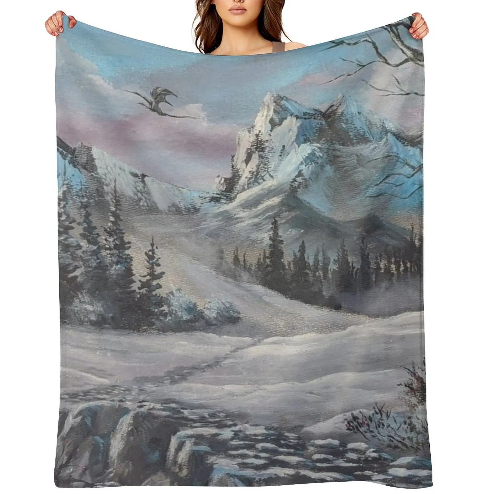 

Path to the Barrow Throw Blanket Multi-Purpose Beach Weighted Moving Blankets