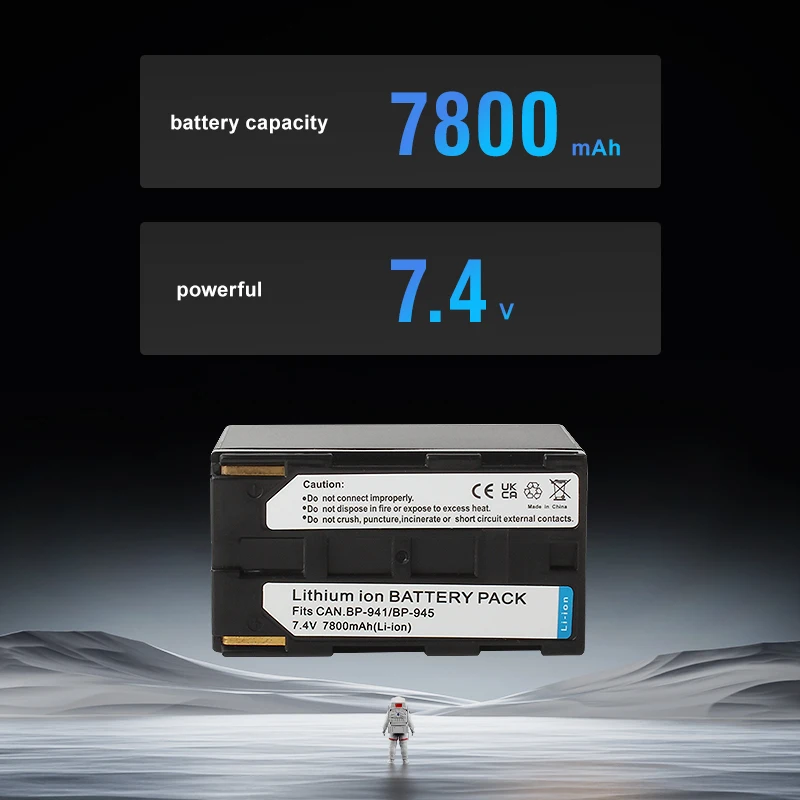 7800mAh BP-941 BP-945 BP941 BP945 Battery for Canon A1S, XH, G1, G1S, XL, H1, H1A, XL, H1S, XL1, XL1S, XL2，GL1, GL2, XH A1